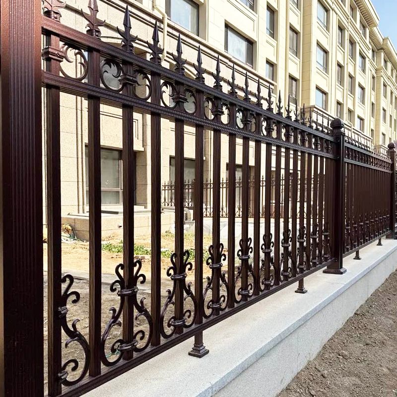 Black Iron Picket Fence